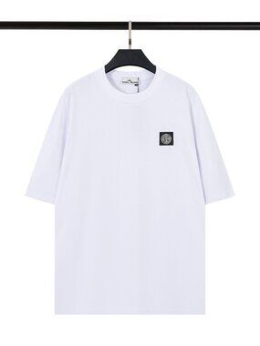 Stone Island White Short Sleeve Tee